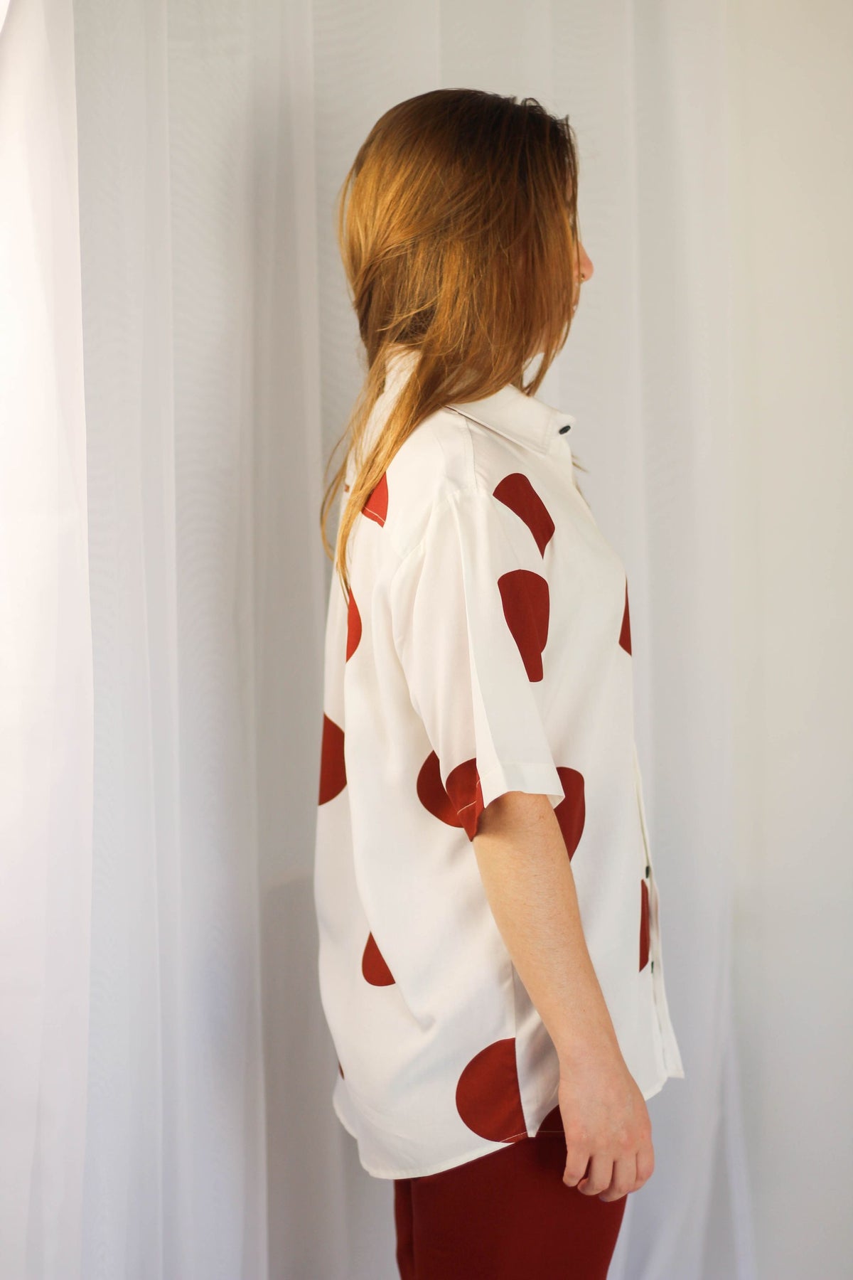 Camisa Bolas Bordô
