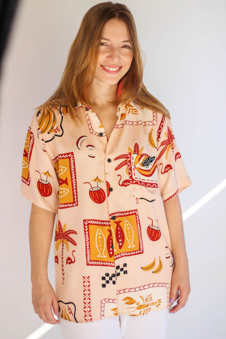 Camisa Ilha Rosé