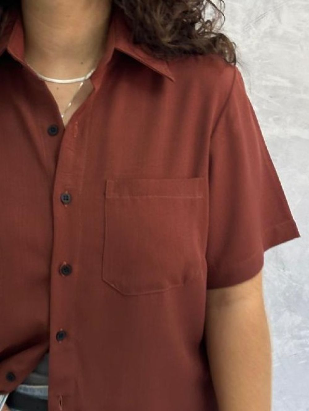 Camisa Marrom Escuro
