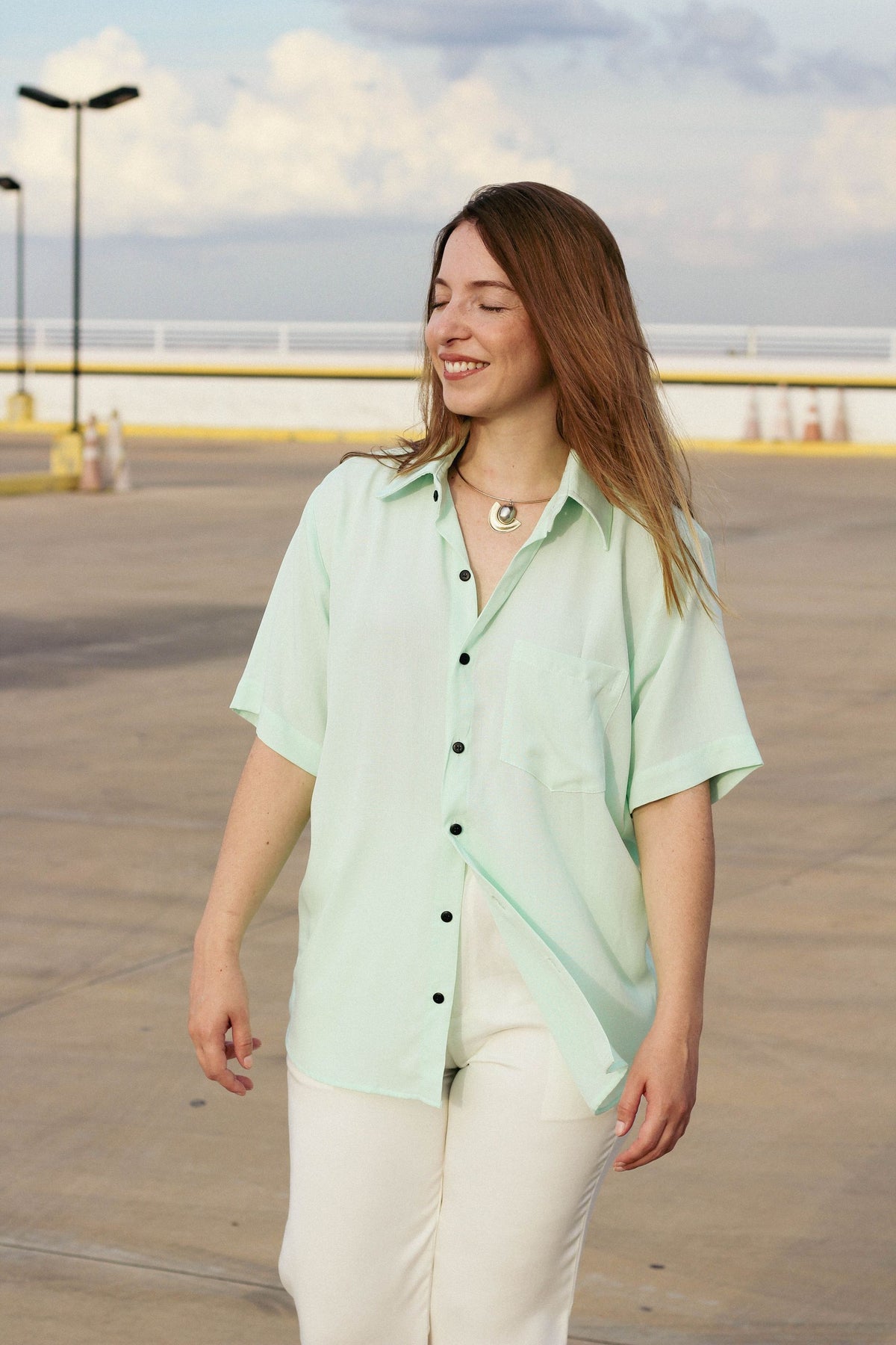 Camisa Verde Pastel