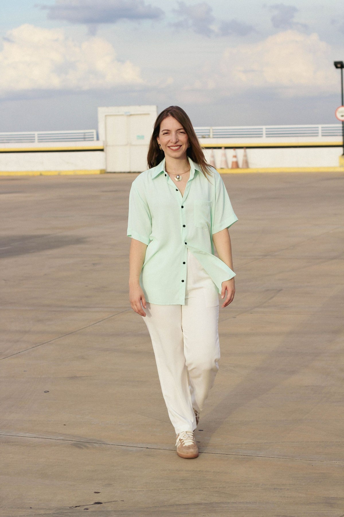 Camisa Verde Pastel