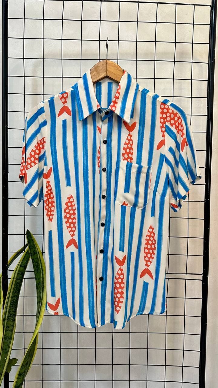 Camisa Sardinha Listrada