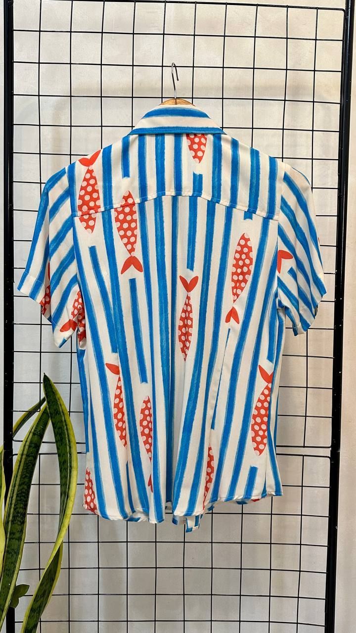 Camisa Sardinha Listrada