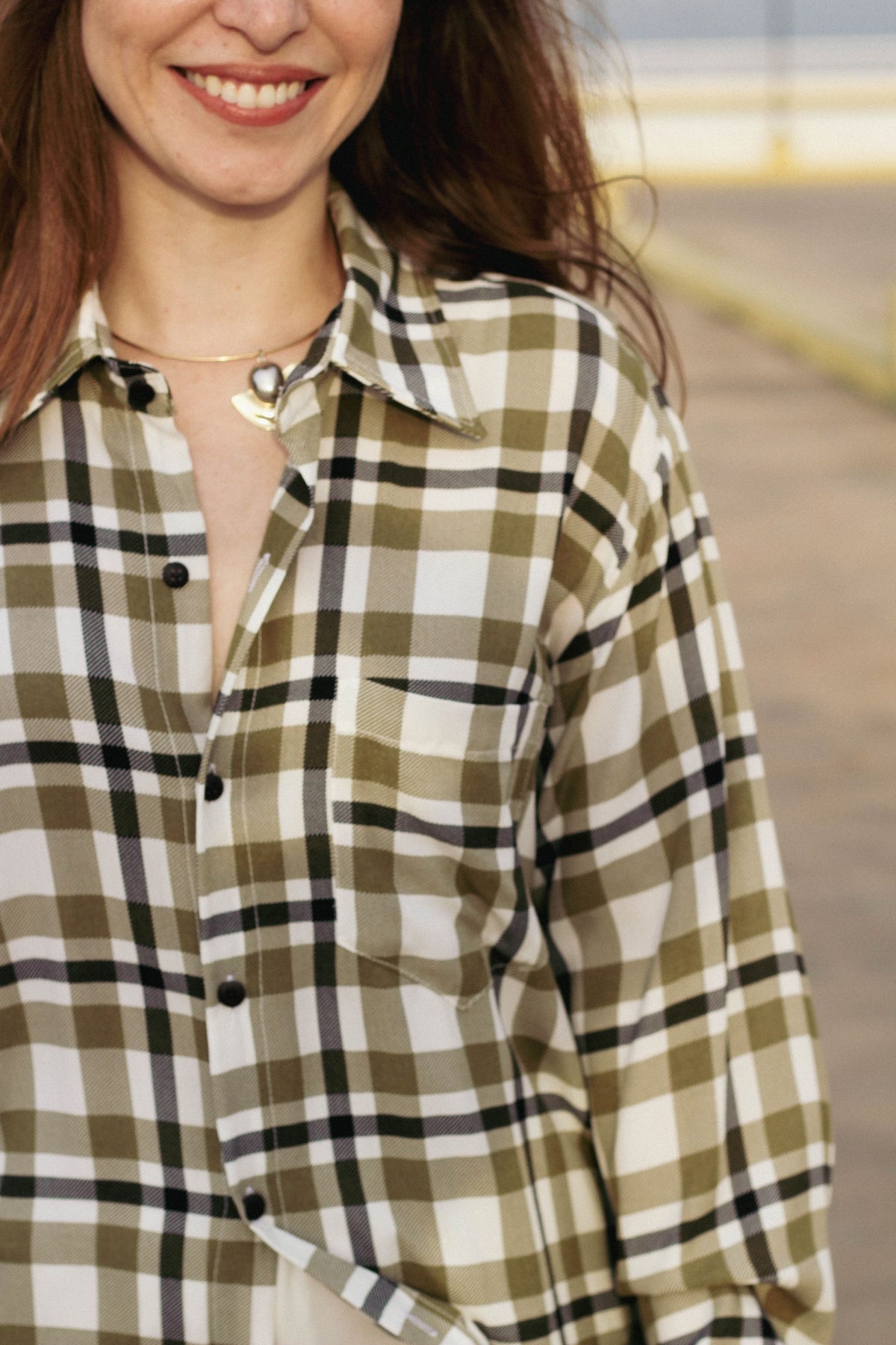 Camisa Xadrez Verde