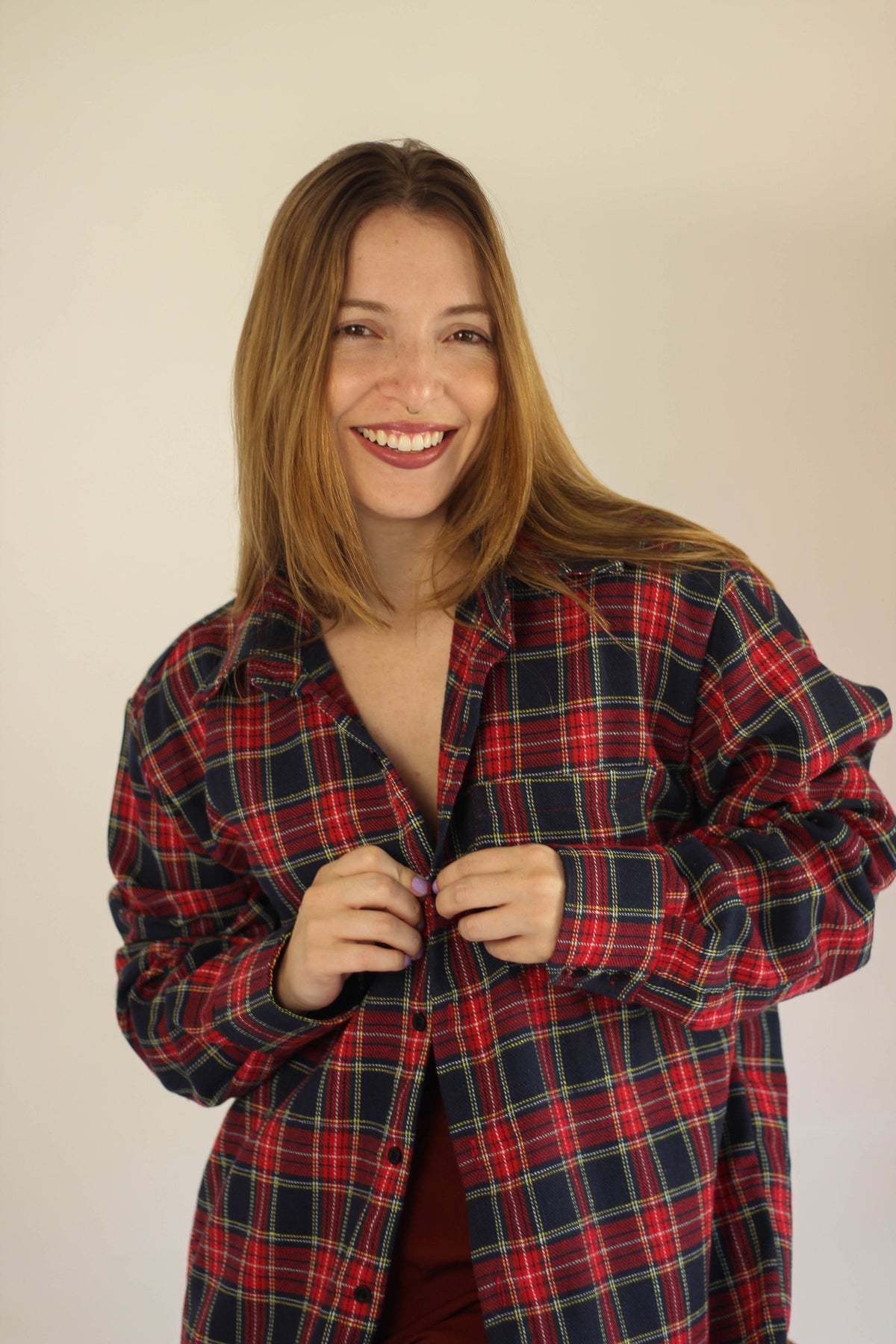 Camisa Xadrez Azul