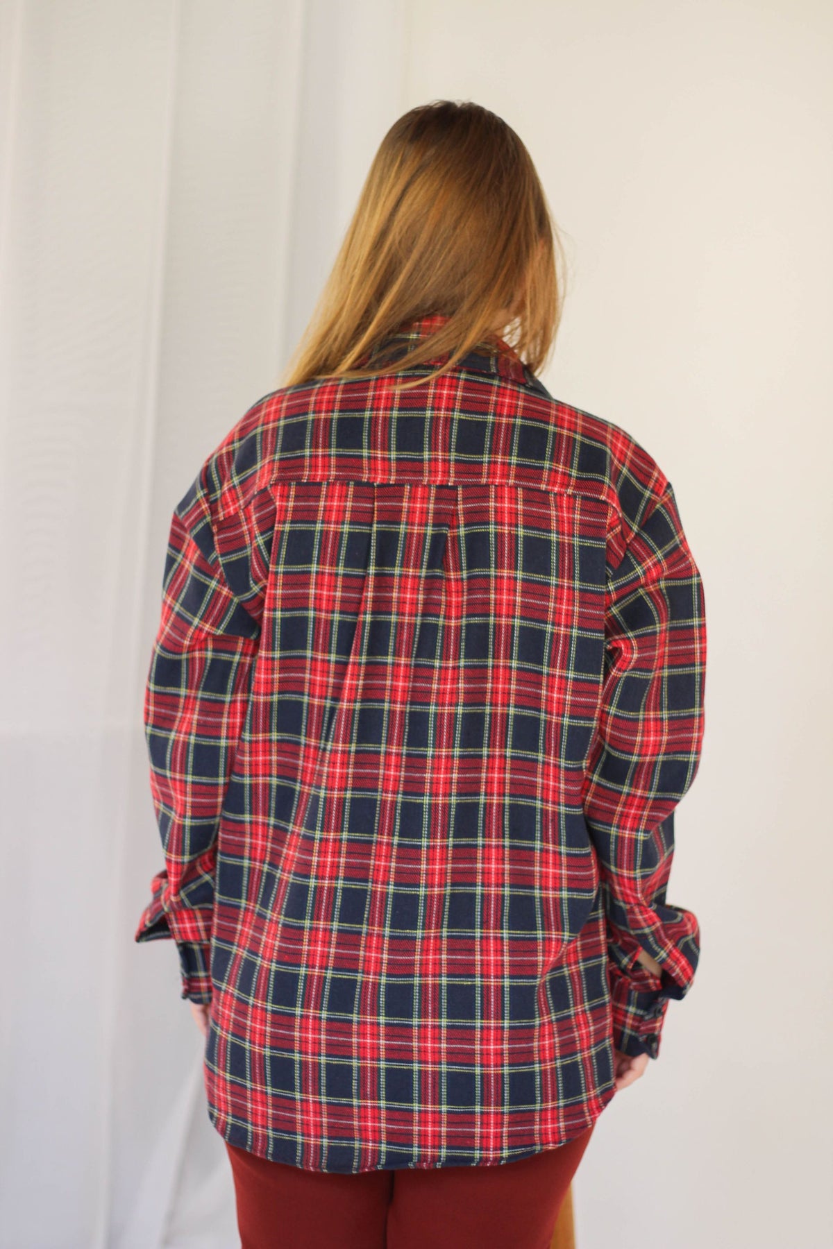 Camisa Xadrez Azul