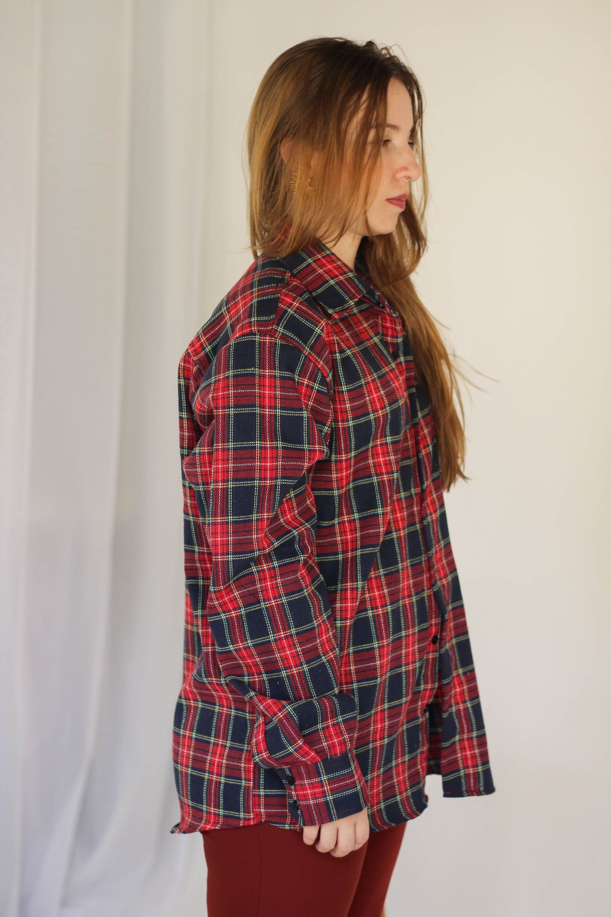 Camisa Xadrez Azul