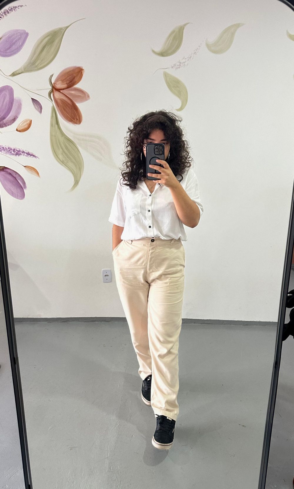 Calça Reta - Cappuccino