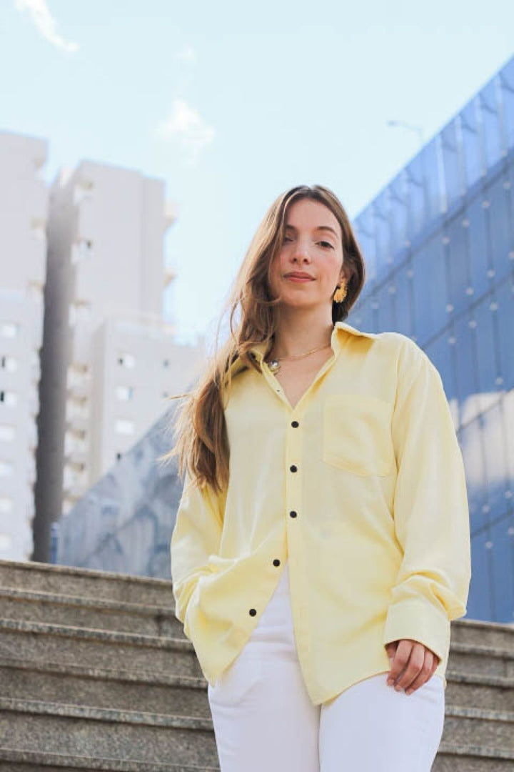 Camisa Amarelo Manteiga