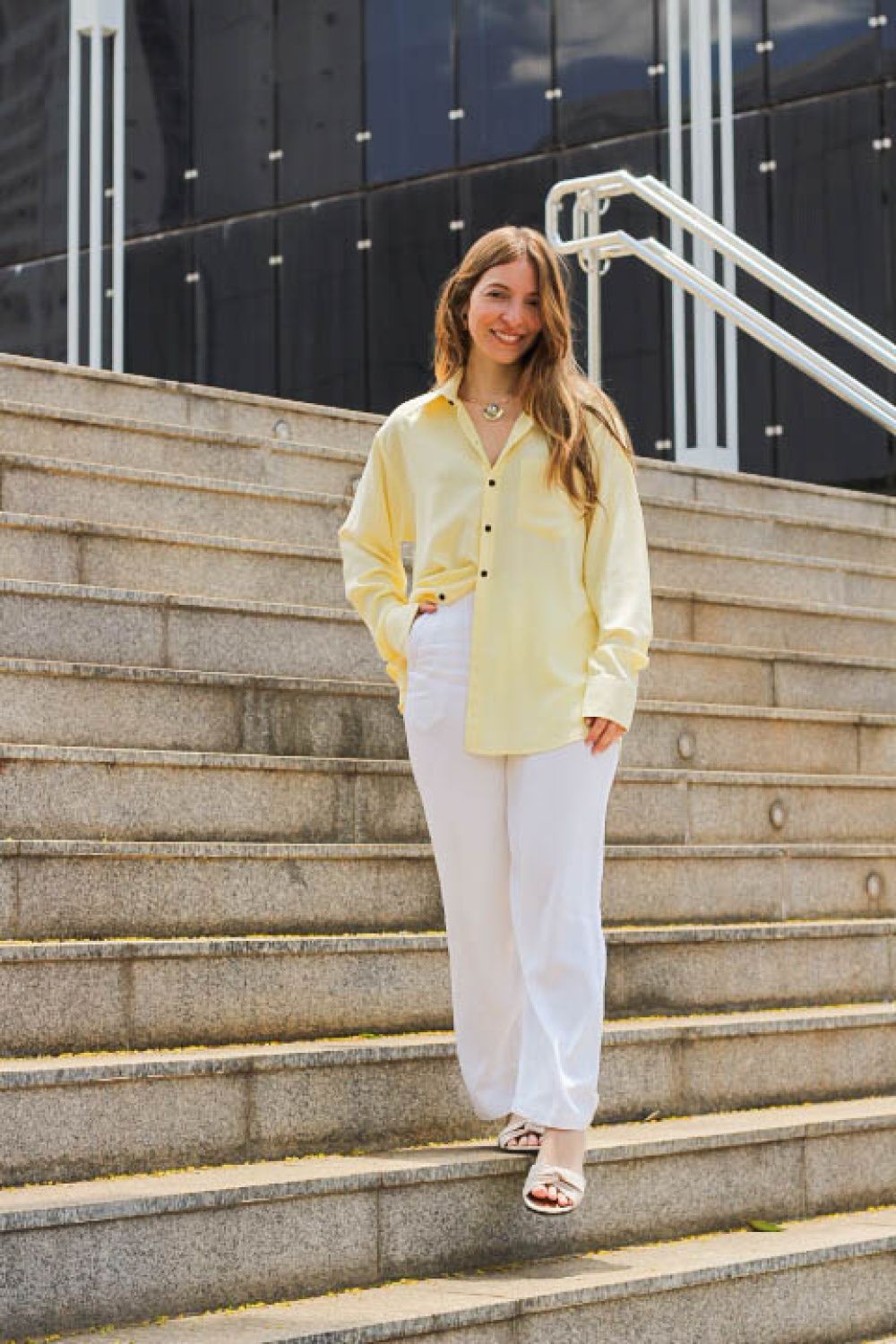 Camisa Amarelo Manteiga