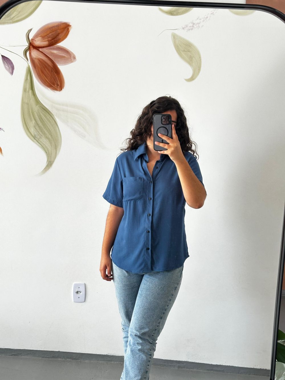 Camisa Azul Acero
