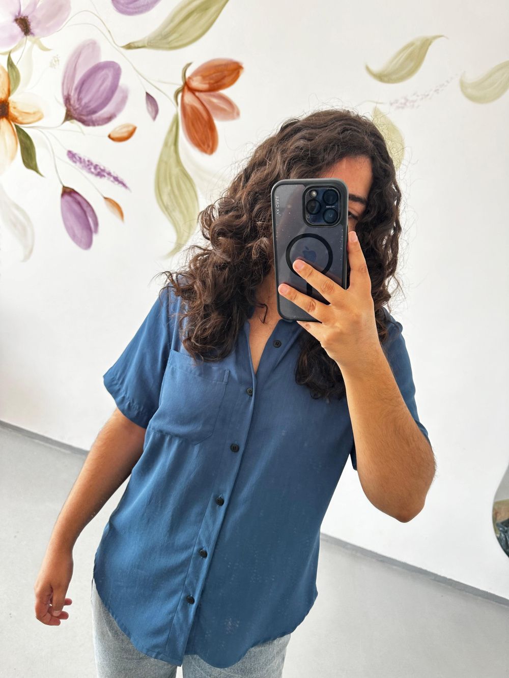 Camisa Azul Acero