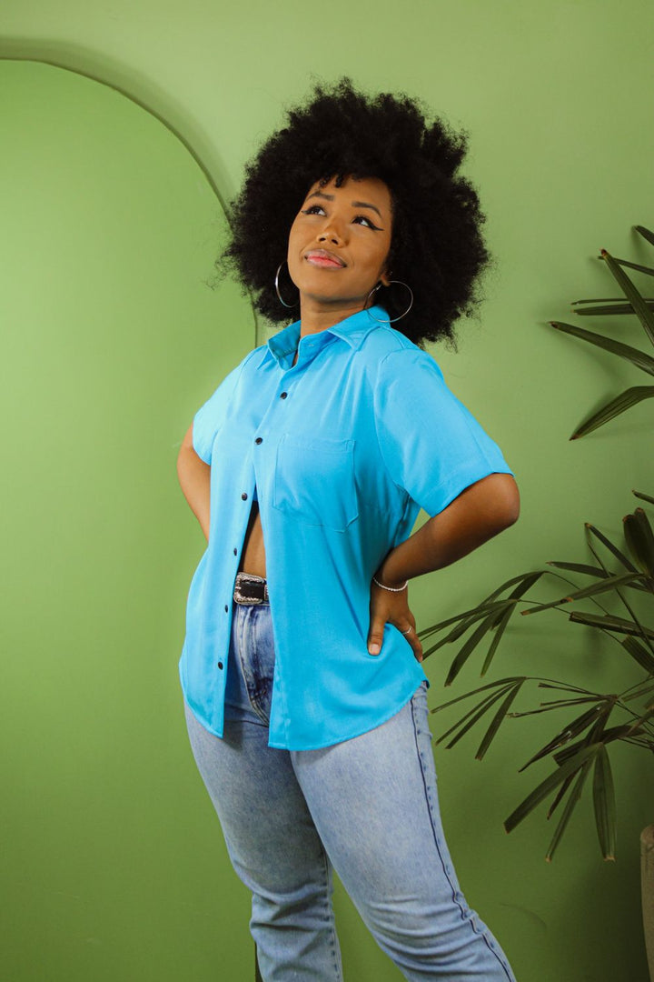 Camisa Azul Céu