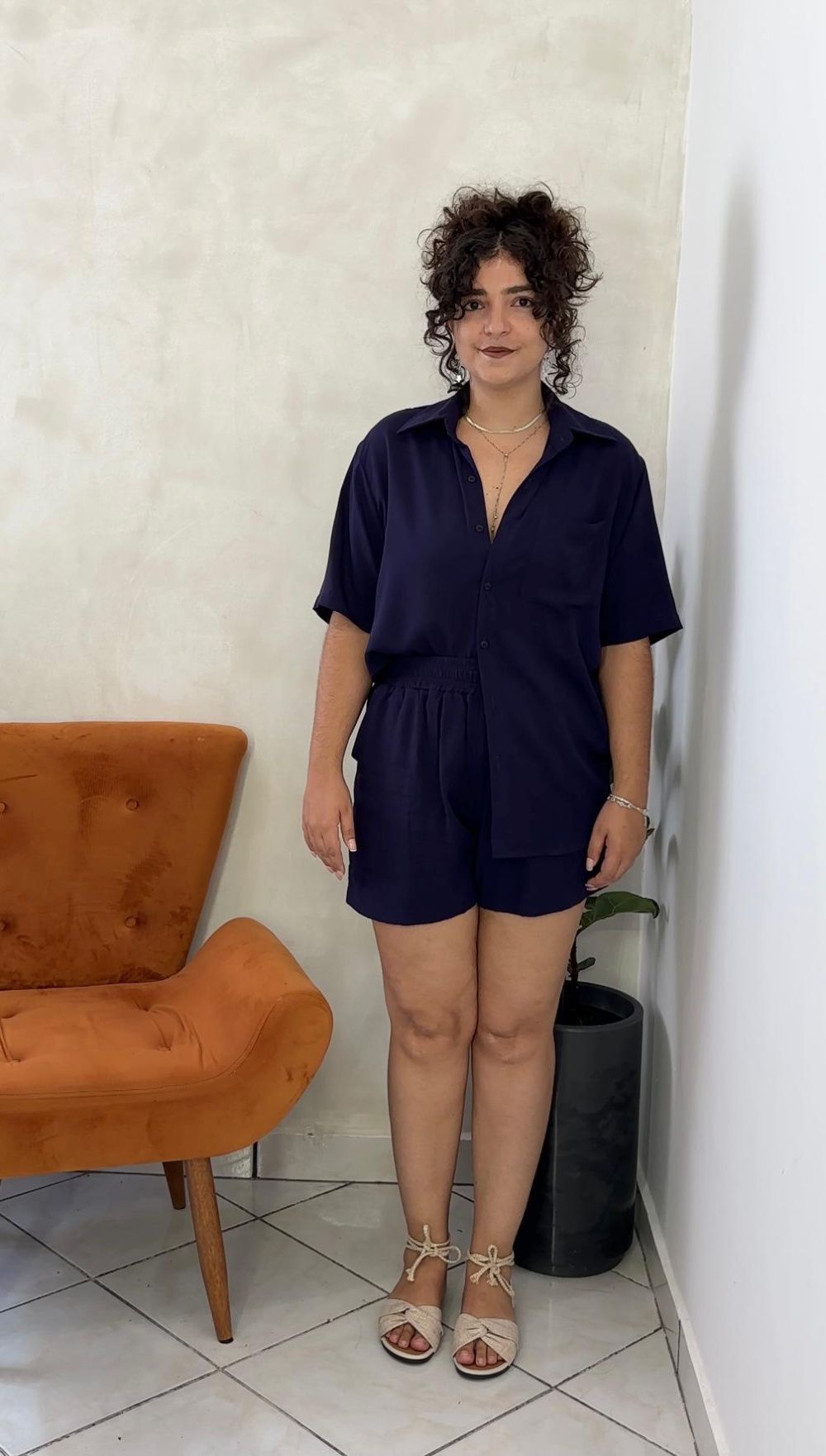 Camisa Azul Marinho