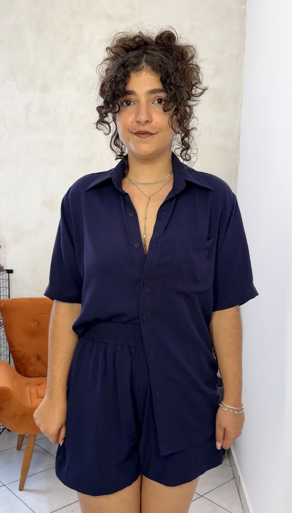 Camisa Azul Marinho