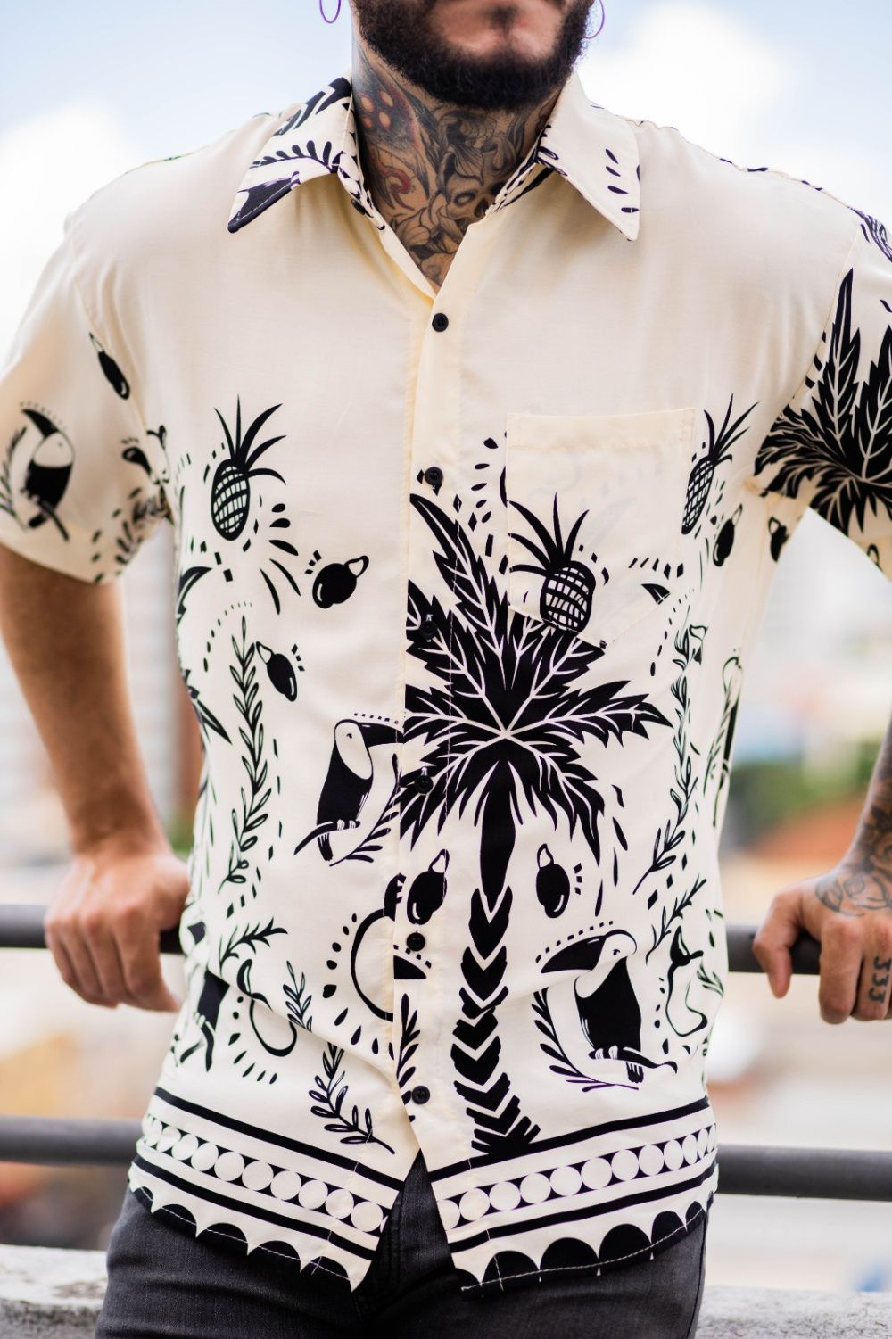 Camisa Cajuzinha Bege