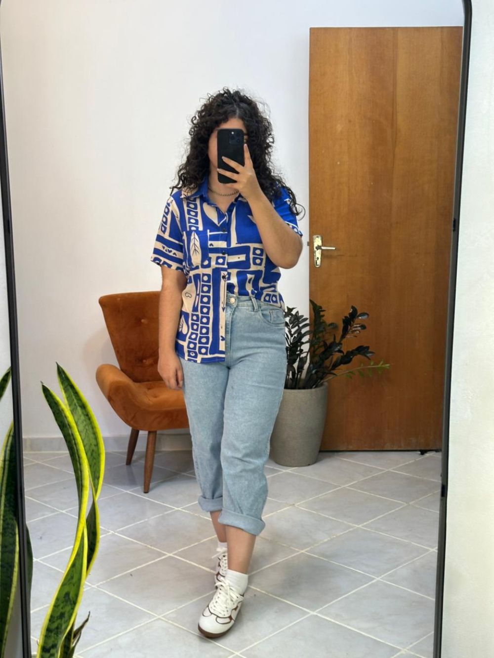 Camisa Cards azul