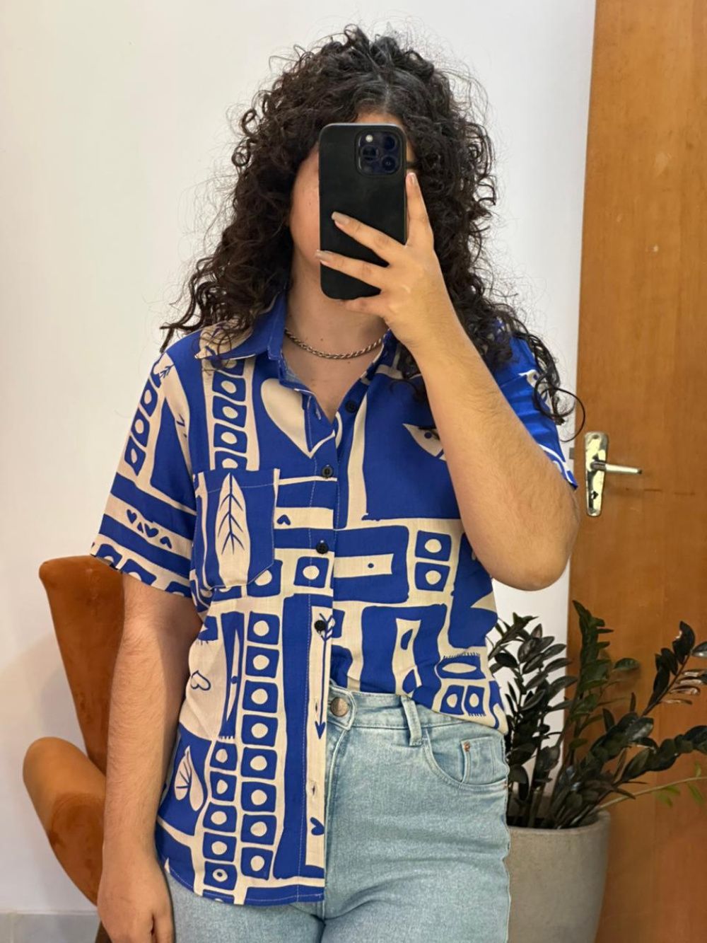Camisa Cards azul - Manga Curta