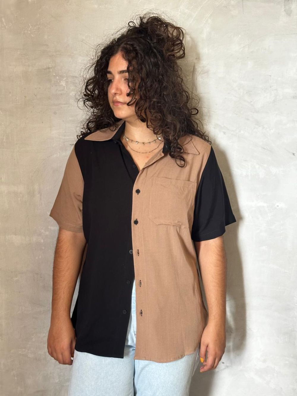 Camisa Duo Caqui