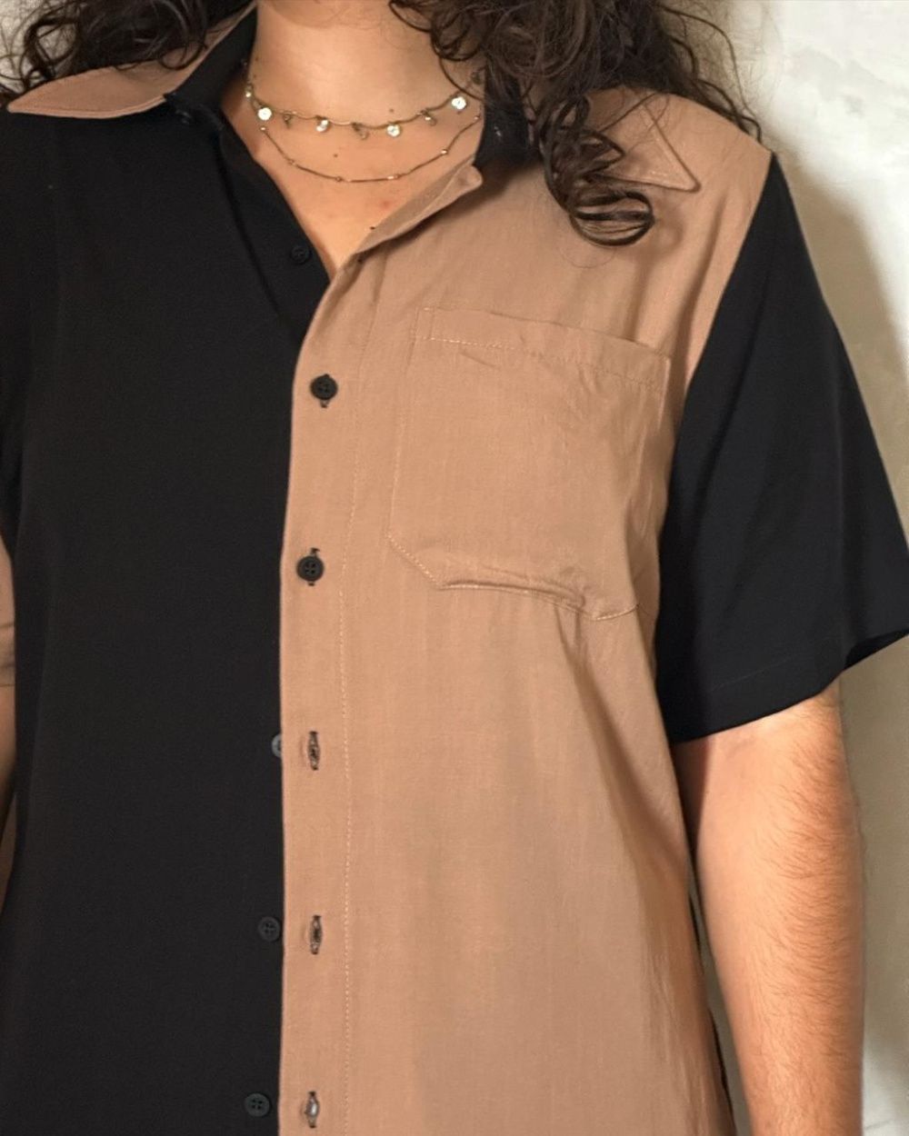 Camisa Duo Caqui