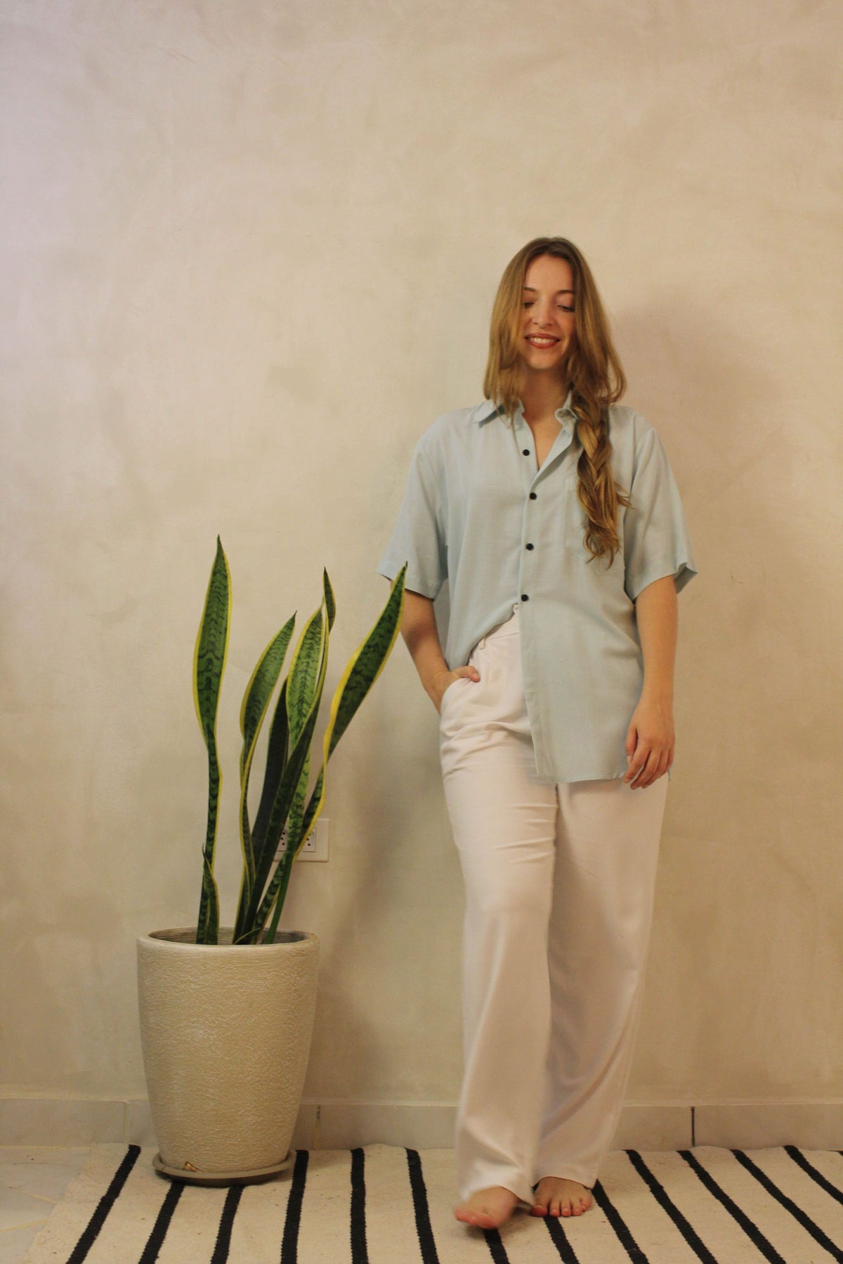 Camisa Azul Brisa