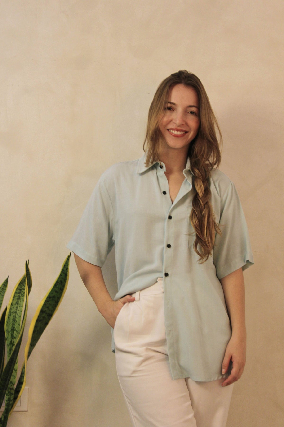 Camisa Azul Brisa