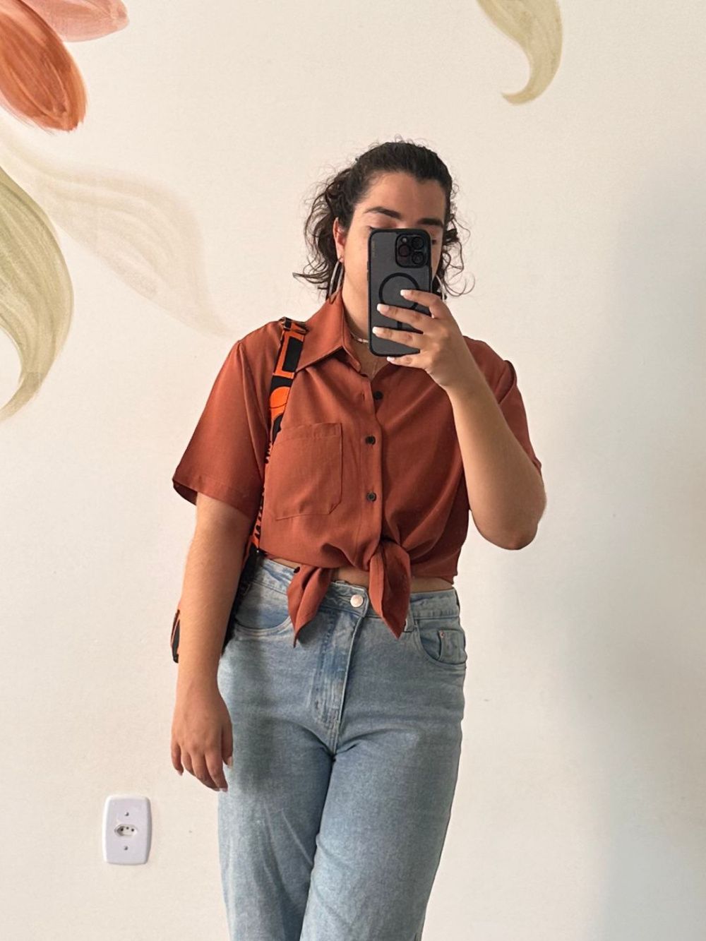 Camisa Marrom Claro