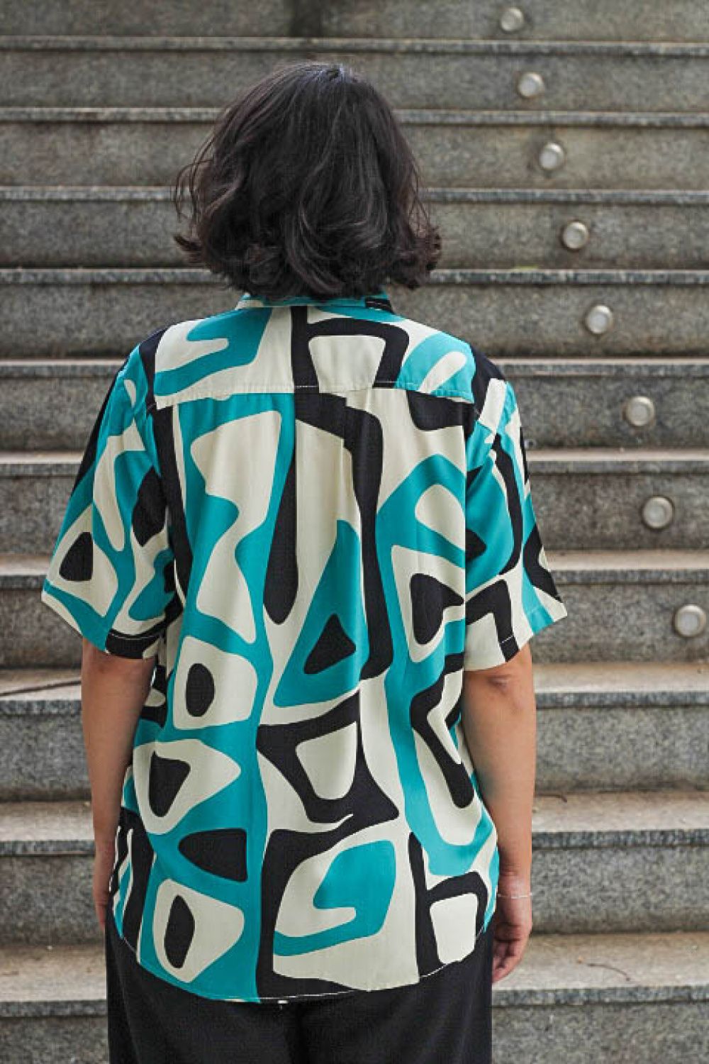 Camisa Fluxo Azul