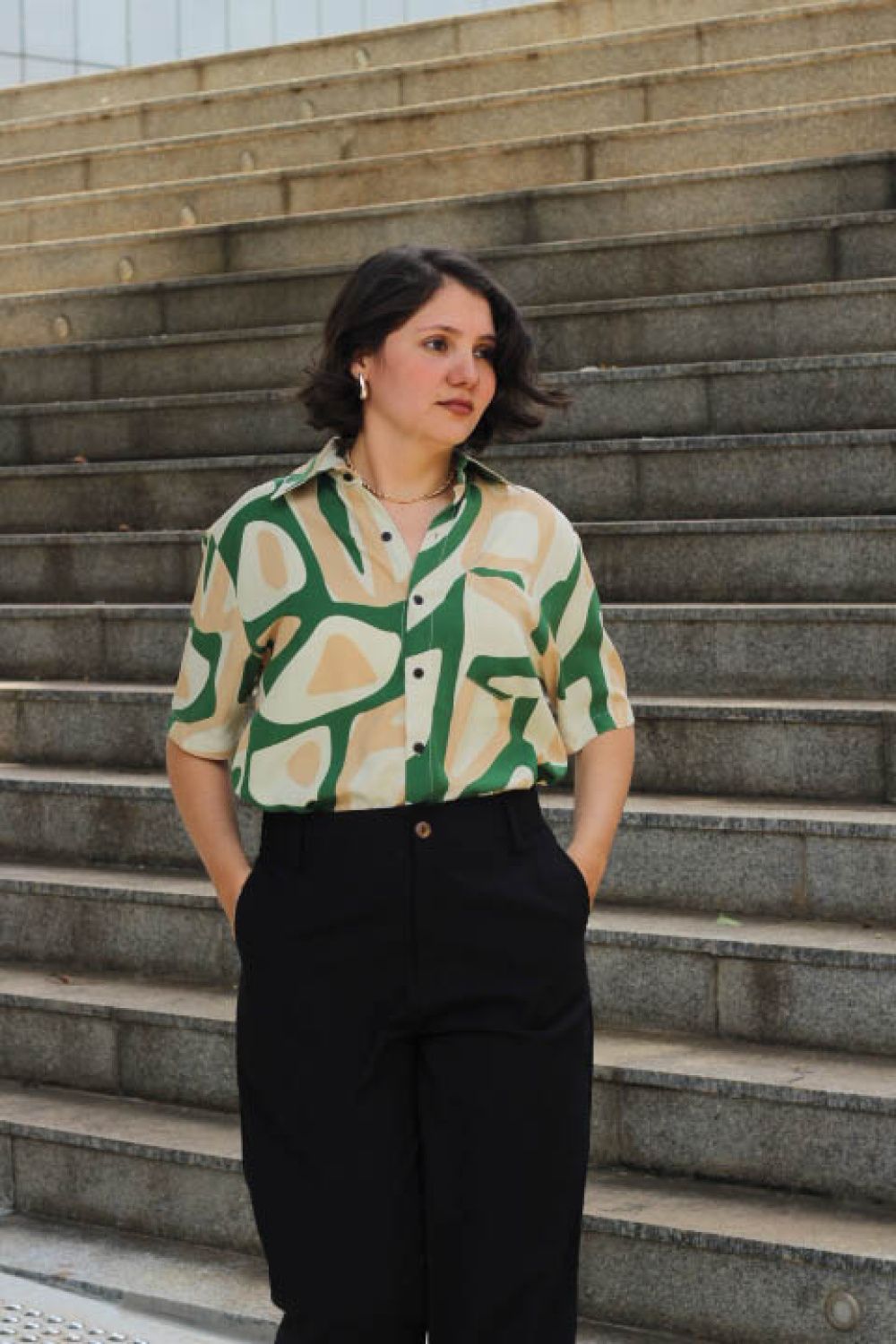Camisa Fluxo Verde