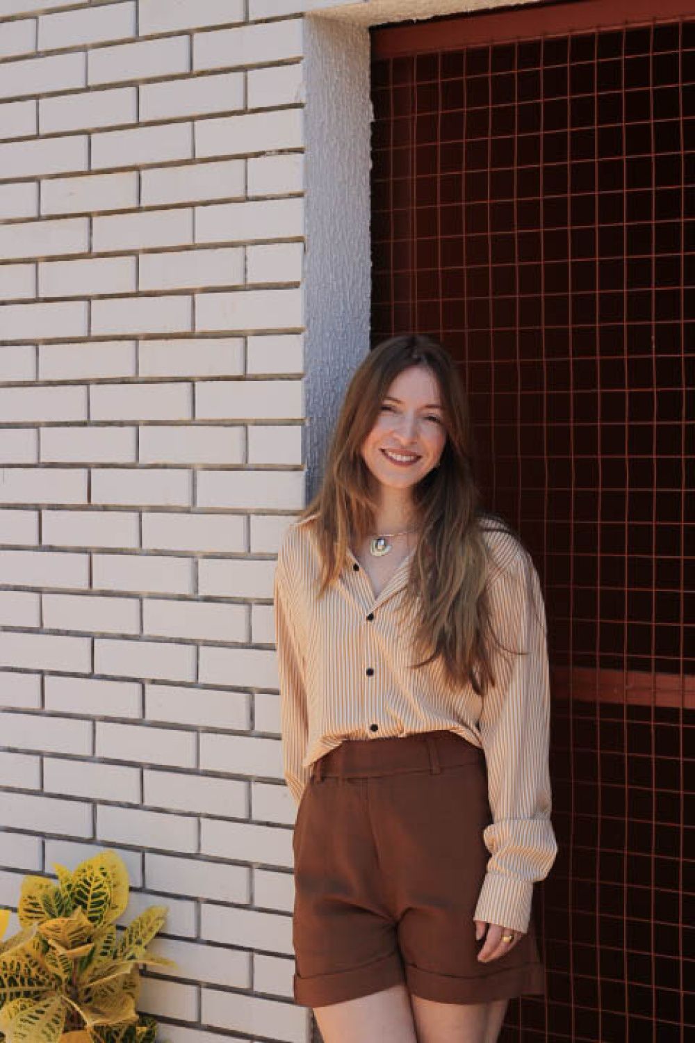 Camisa Listrada Amarela