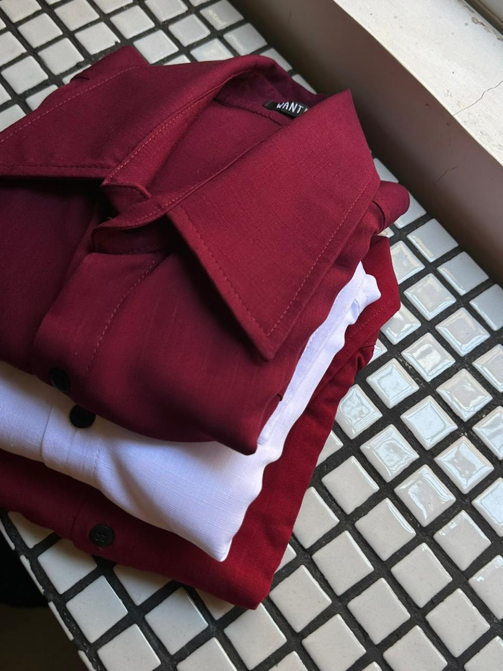Combo 3 camisas - Bordeaux