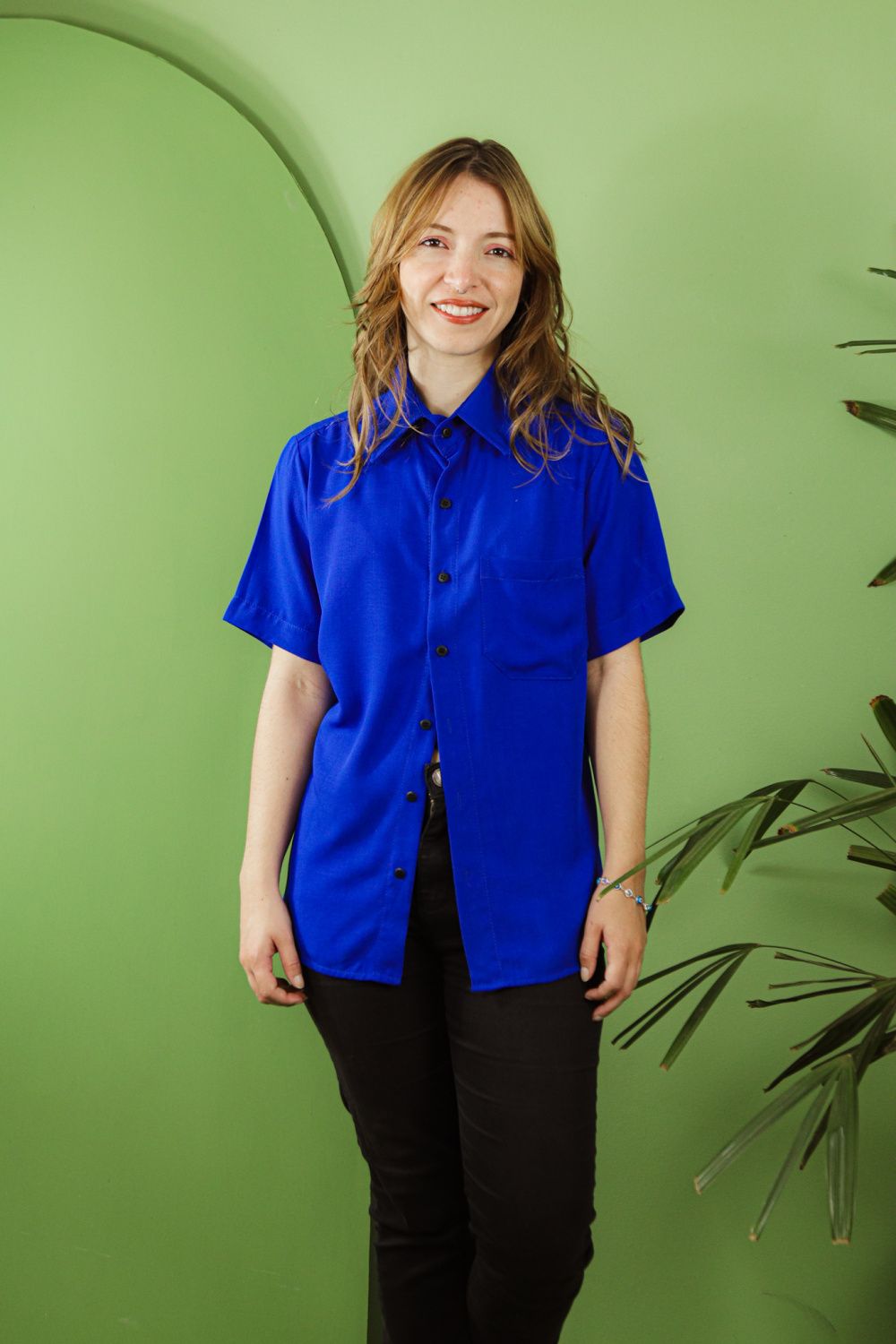 Camisa Azul Royal