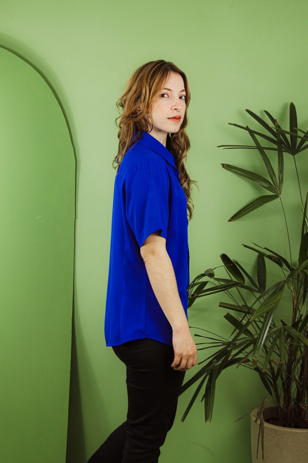 Camisa Azul Royal