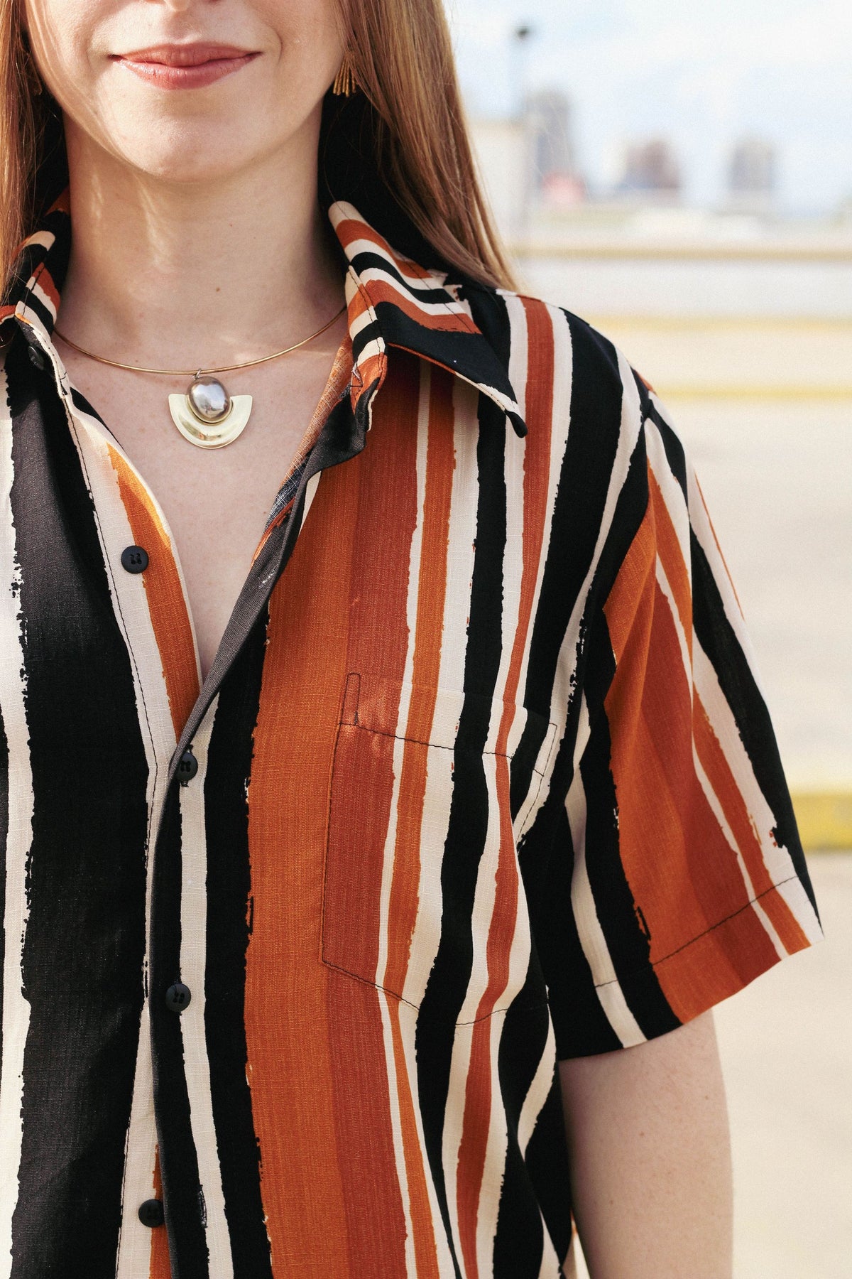 Camisa Listrada Sunset