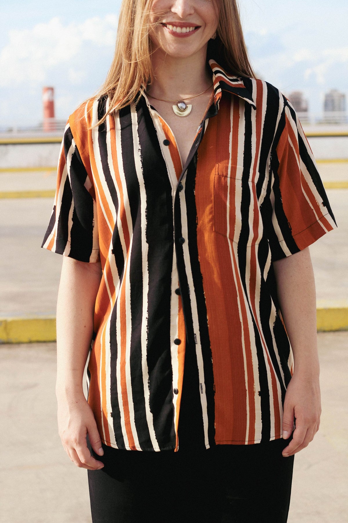 Camisa Listrada Sunset