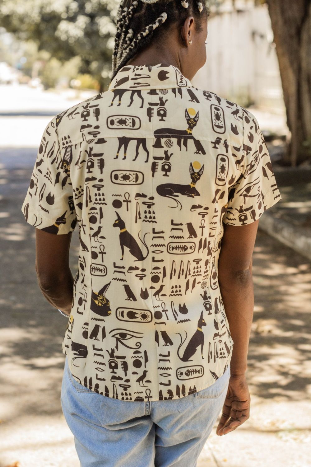 Camisa Gatos Egípcios