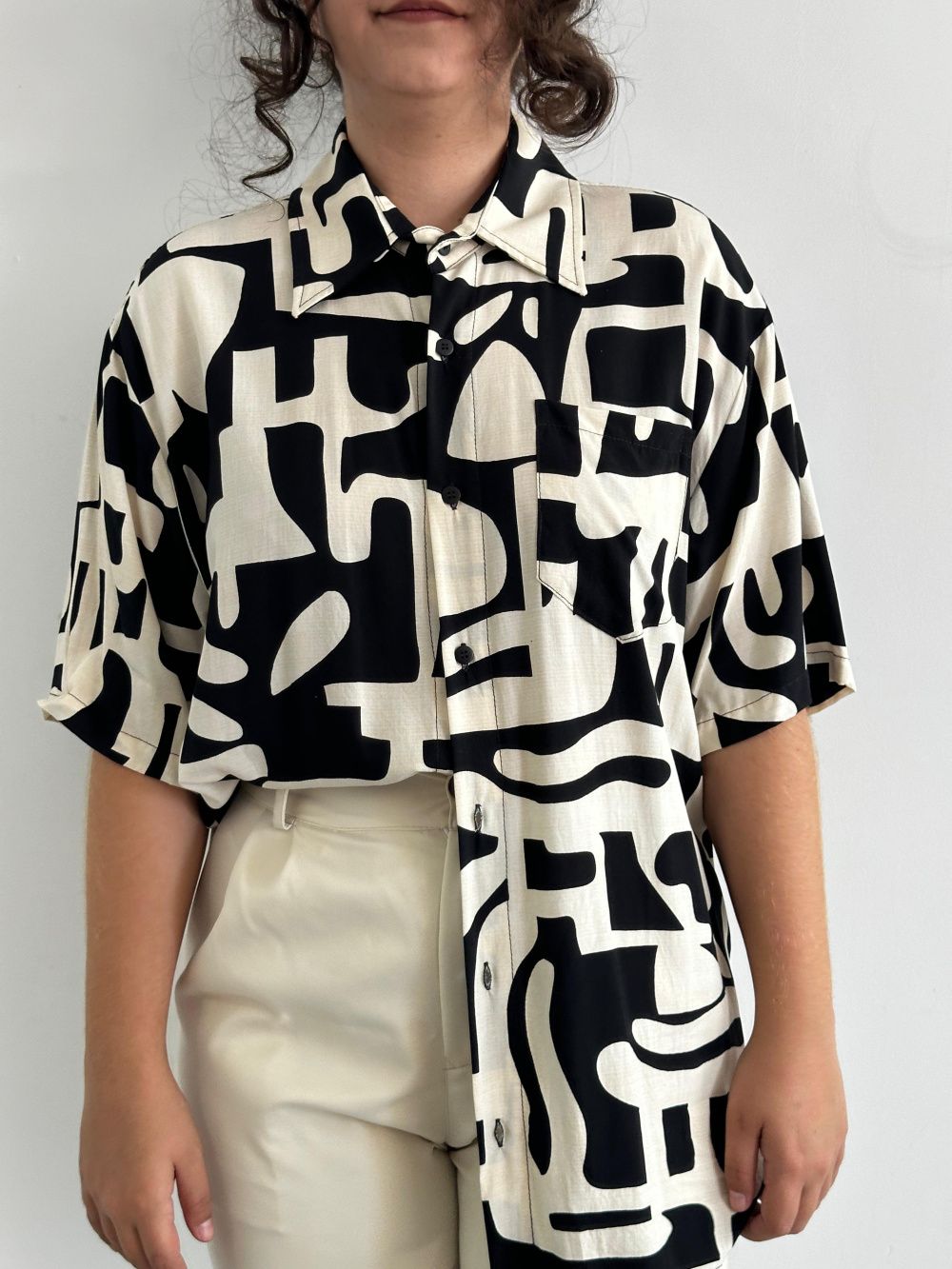 Camisa Geo Preta