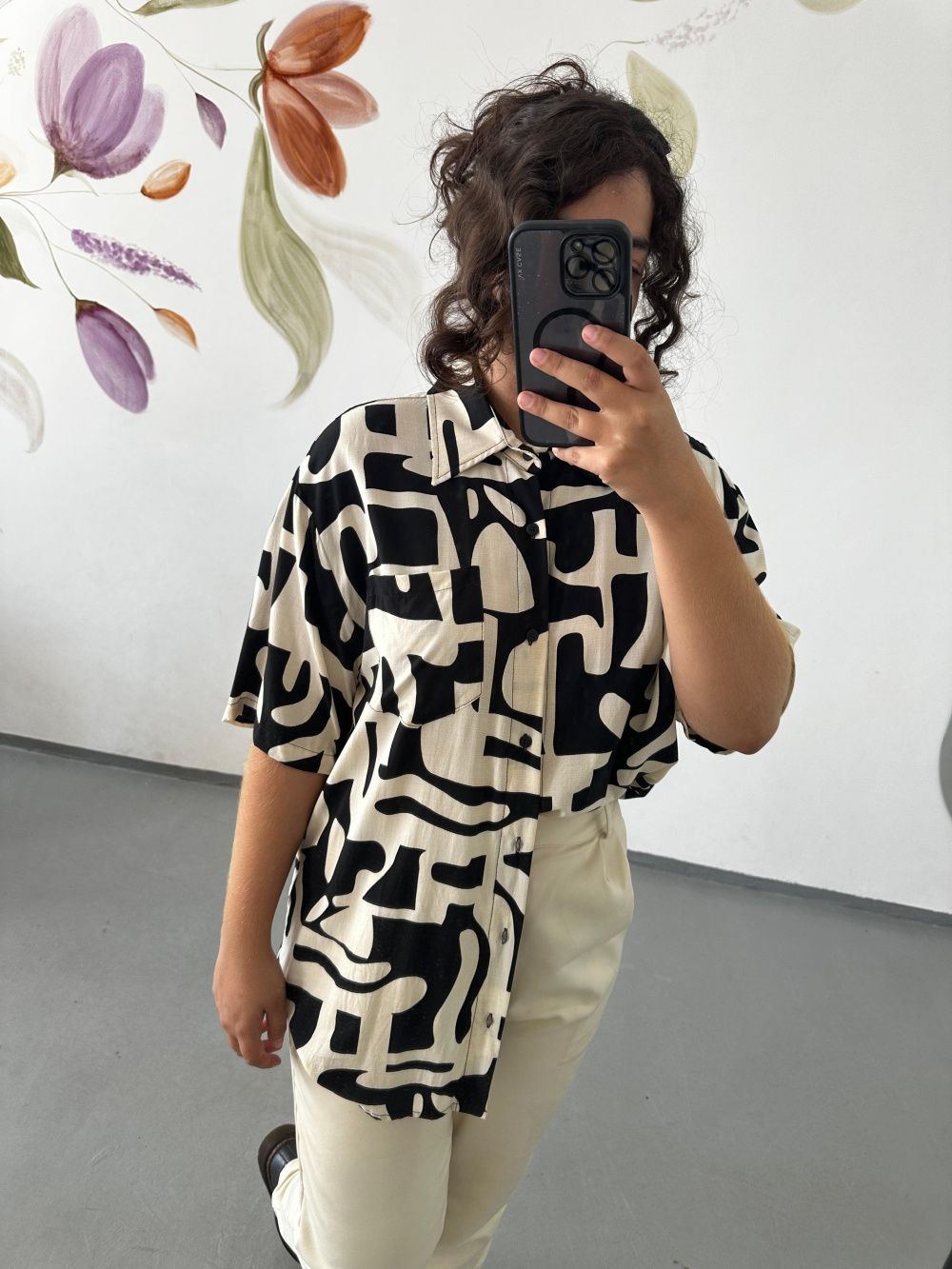 Camisa Geo Preta