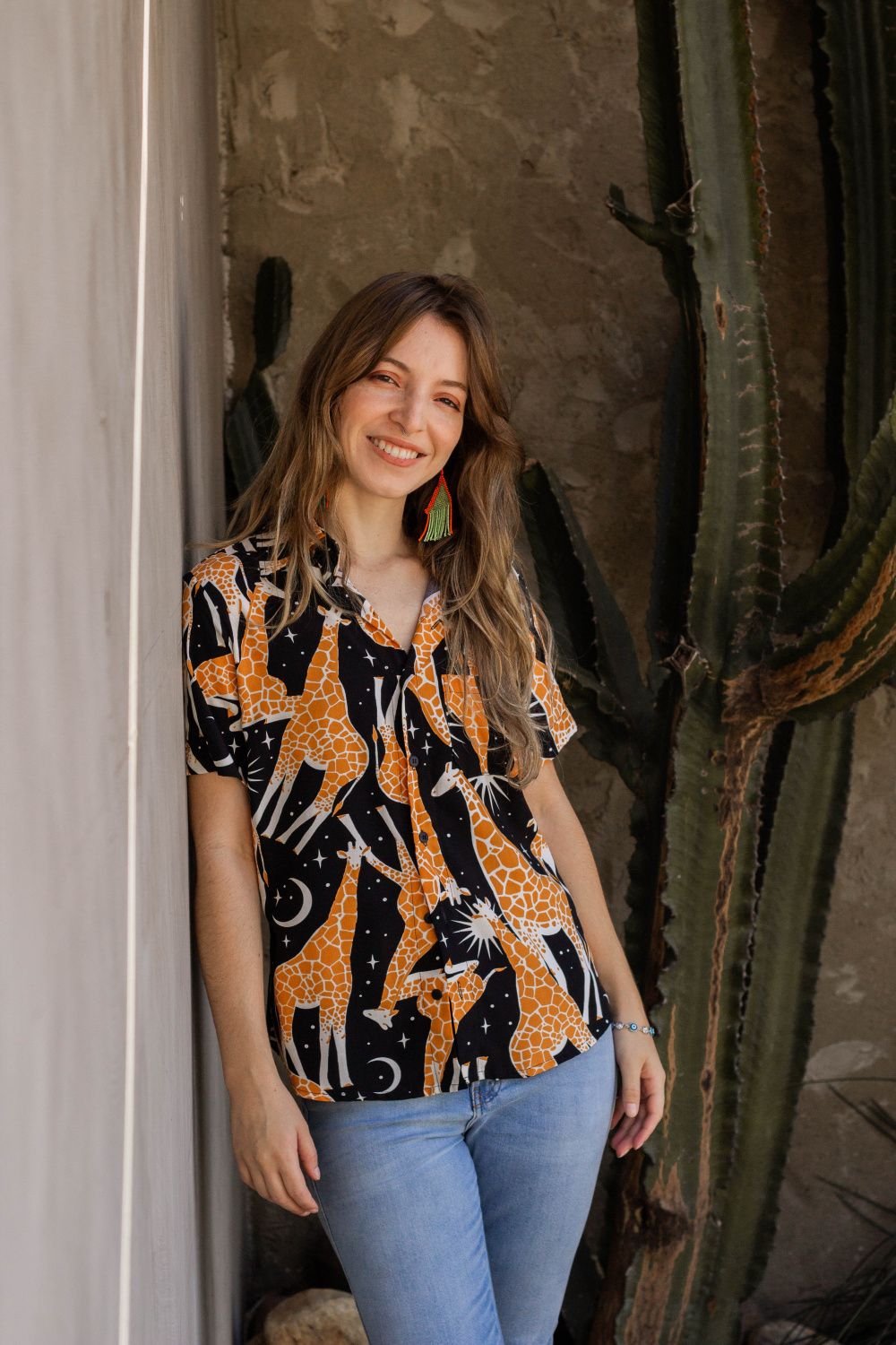 Camisa Girafa Preta