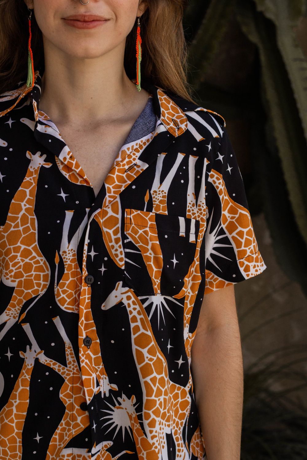 Camisa Girafa Preta