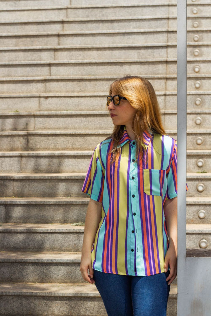 Camisa Listrada Max Verde