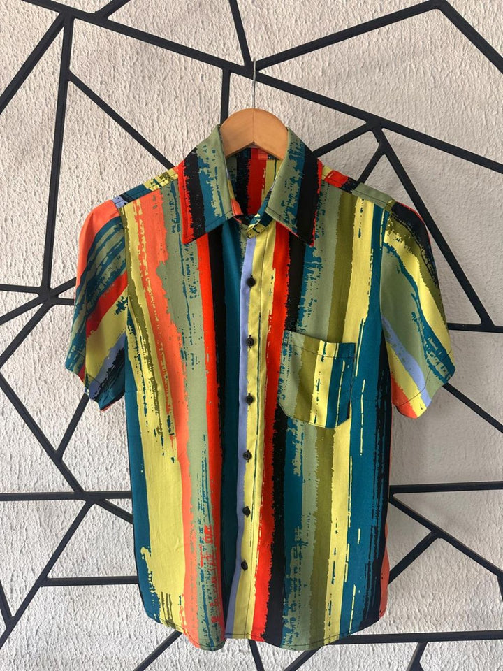 Camisa Listrada Verdes