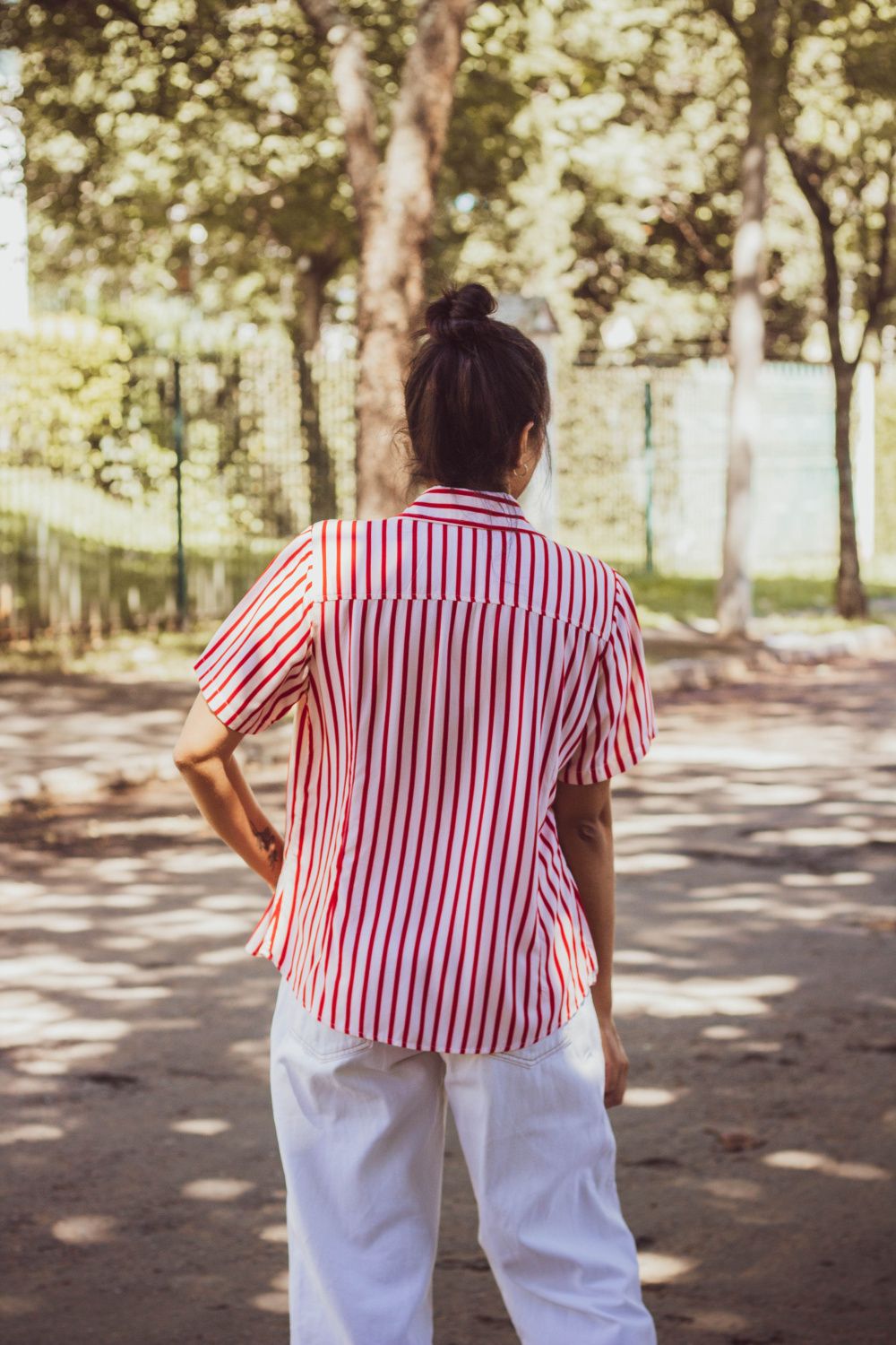 Camisa Listrada Vermelha