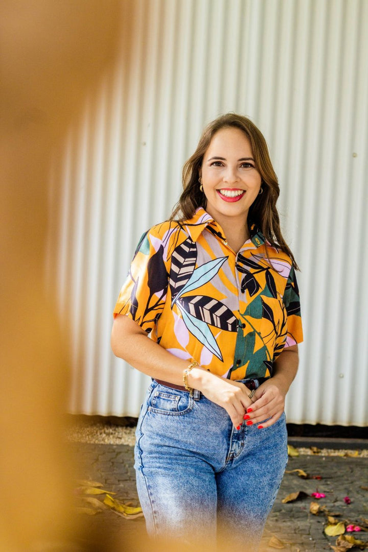 Camisa Mix de folhas