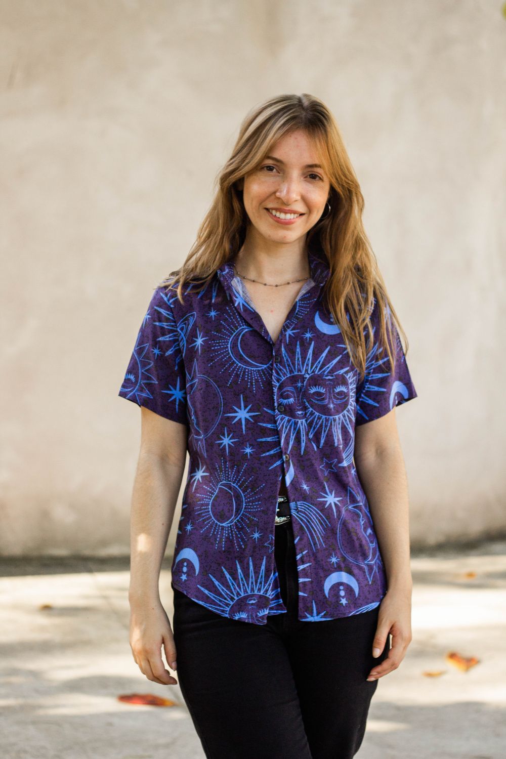 Camisa Sol Azul