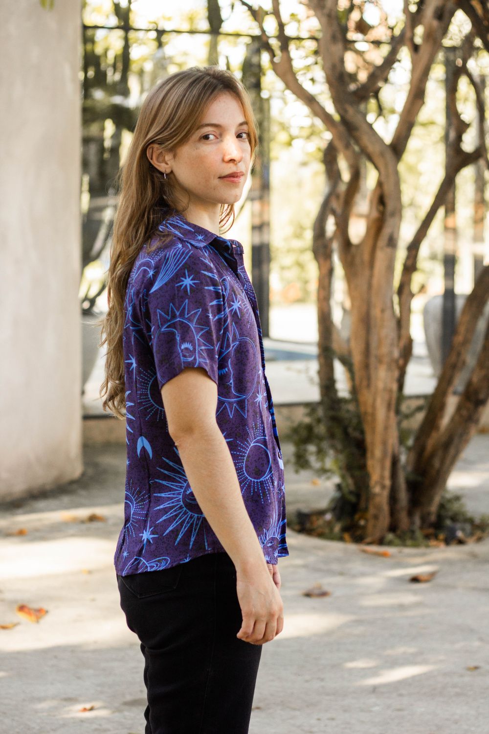 Camisa Sol Azul