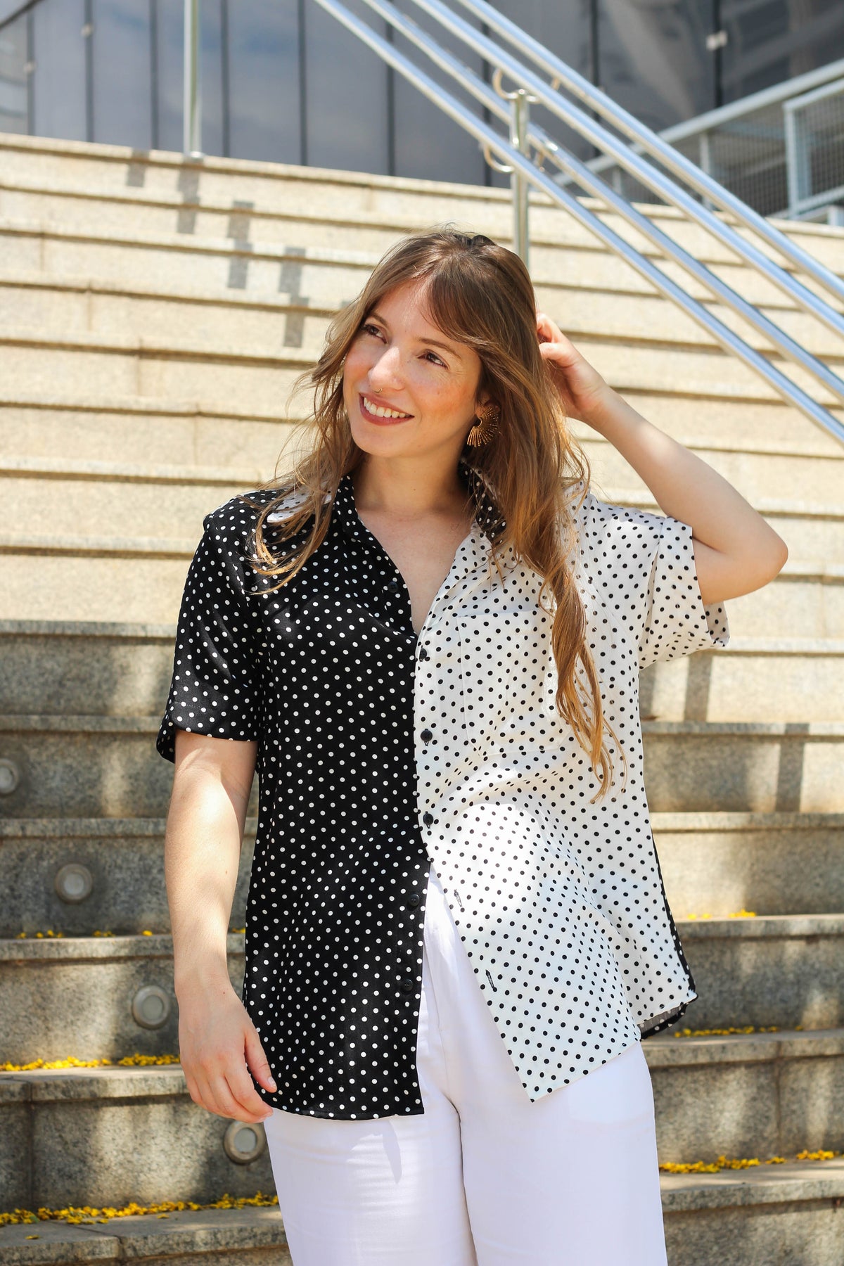 Camisa Duo Bolinhas