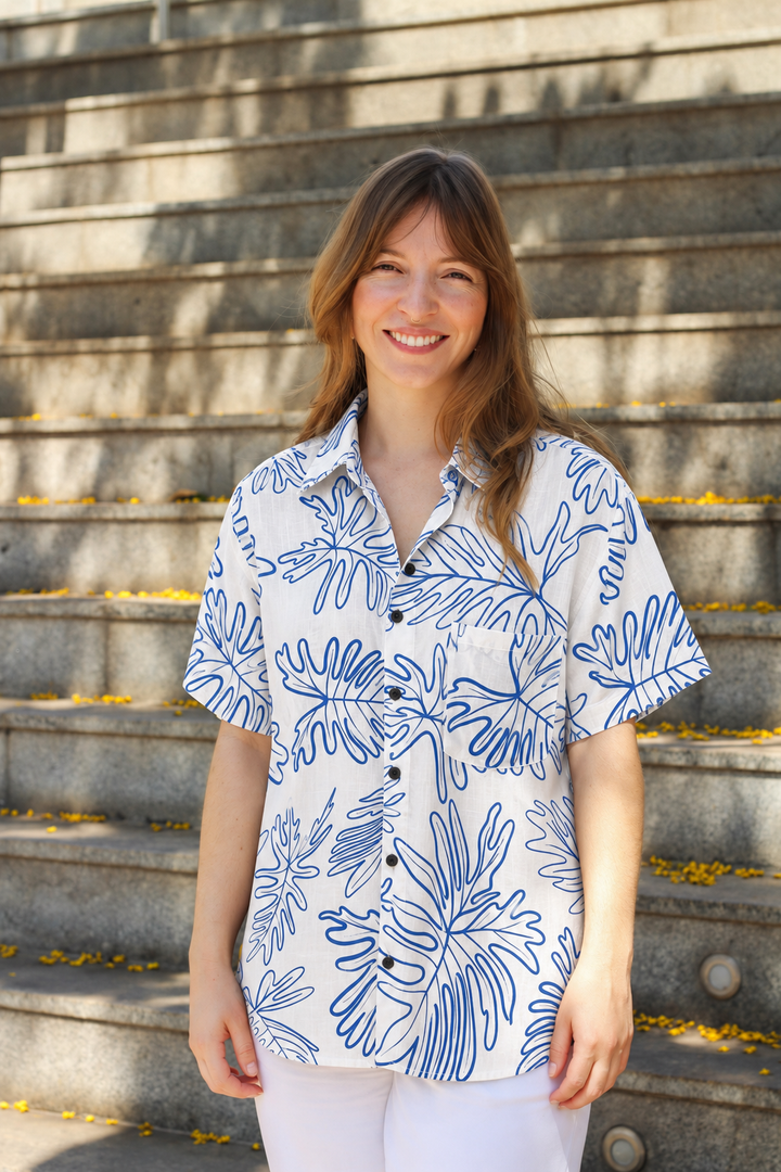 Camisa Folhas do Mar