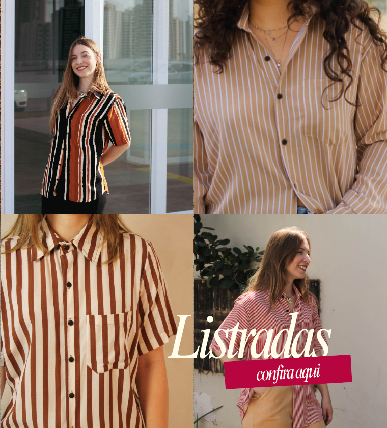 Camisas listradas: confira aqui.