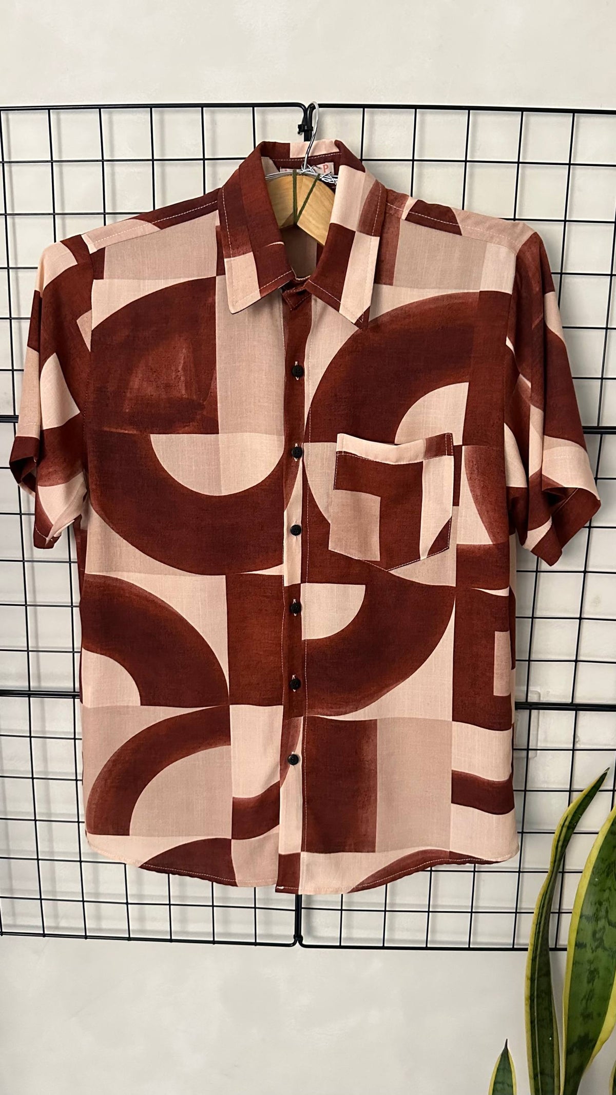 Camisa Solar Marrom